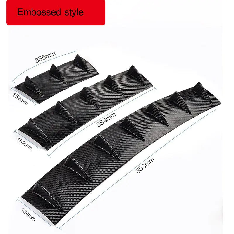 Rear Bumper Shark Fin Spoiler