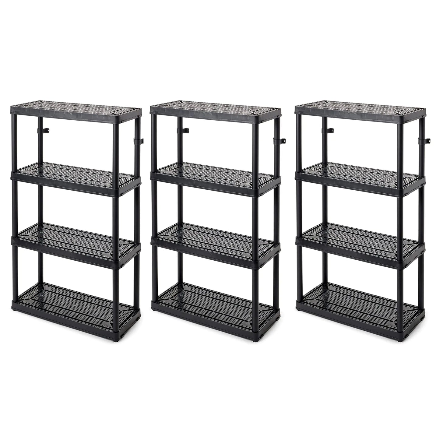 Gracious Living 4 Shelf Fixed Height Medium Duty Storage Unit