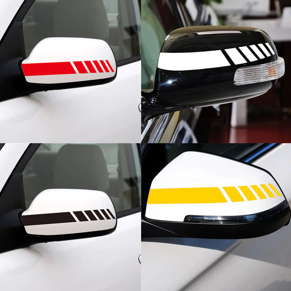 Mirror Stickers, Striped Decals