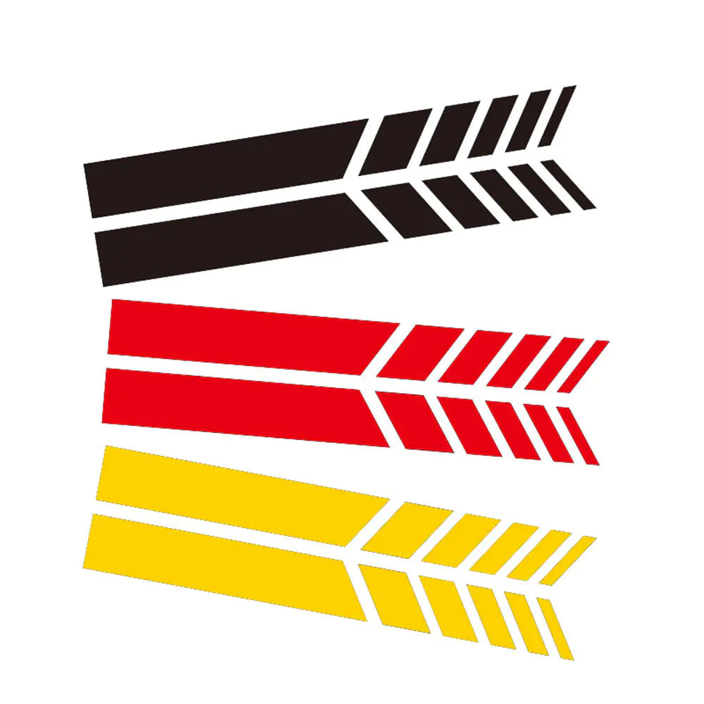 Mirror Stickers, Striped Decals