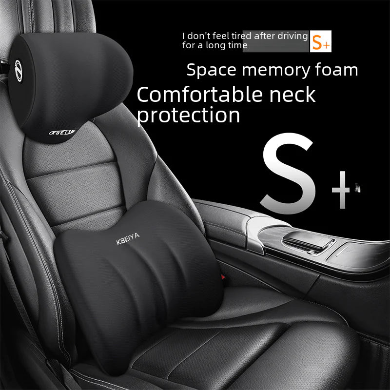Memory Foam Car Neck and Lumbar Support Cushion