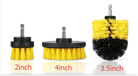 Brush Set with Tire Brush - Three Pieces