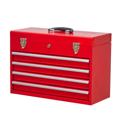 Metal Tool Box With 4 Drawers