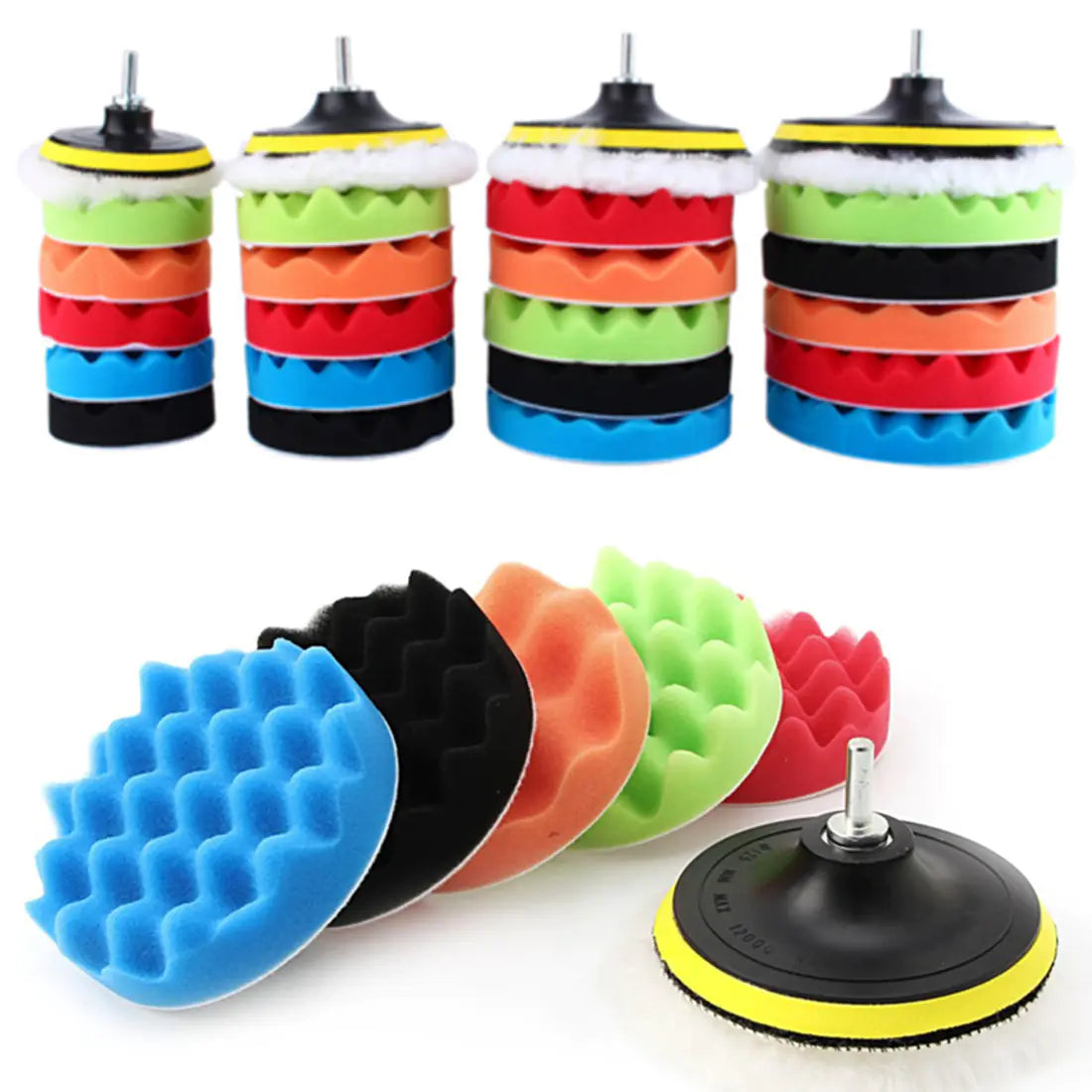 3-7 Inch Self-Adhesive Polishing Sponge Pads