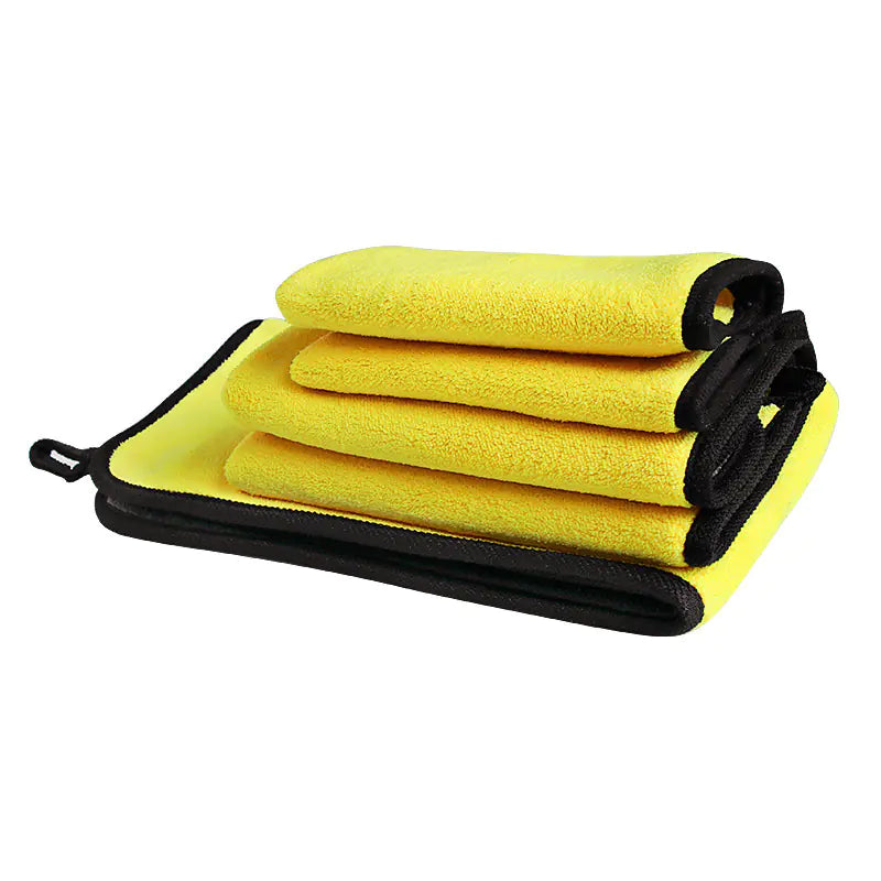 Double-Sided Coral Fleece Wash Towel (Thick)