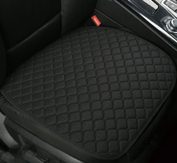 Car Seat Cushion Set, Universal Linen with Backrest