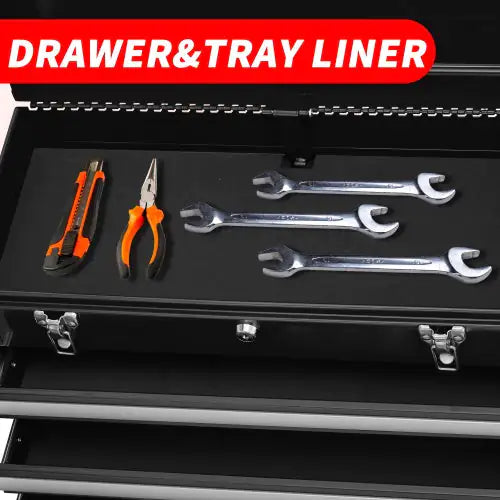 Metal Tool Box With 4 Drawers