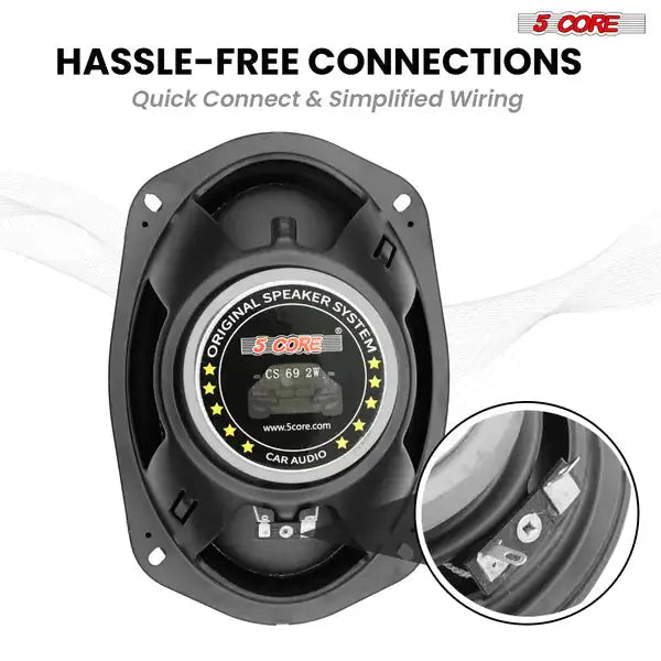 5Core Elite 6x9 Car Audio Speakers