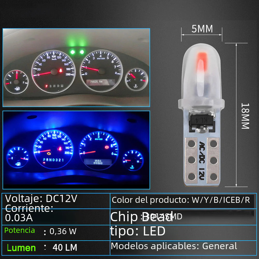 LED Dashboard Indicator Light T5 Base Upgrade