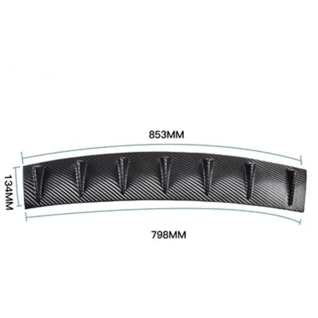 Rear Bumper Shark Fin Spoiler