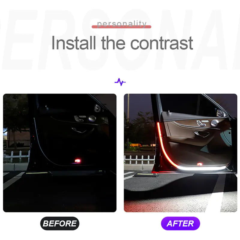 Universal LED Door Flow Light with Warning Function