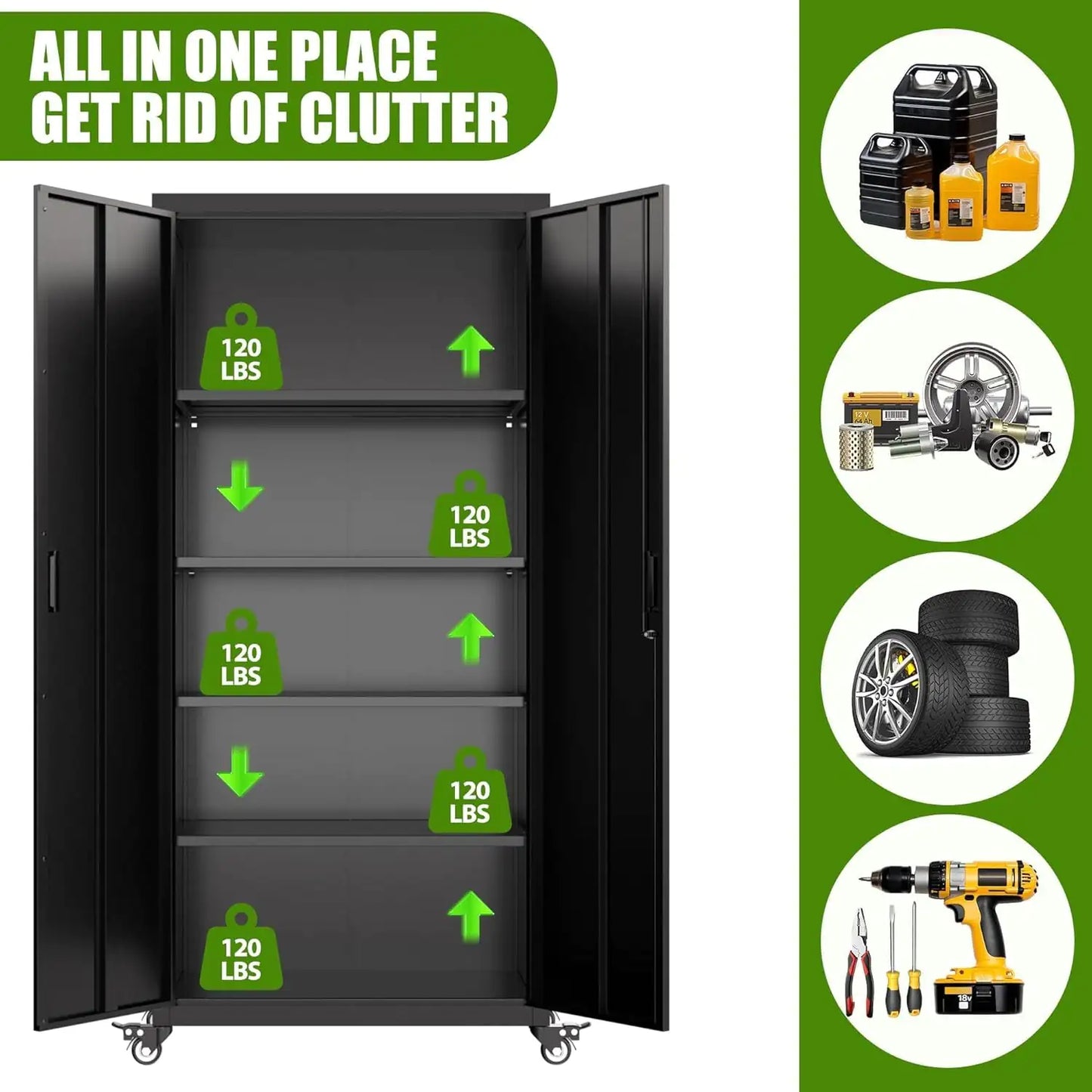 Cabinet With Optional Wheels
