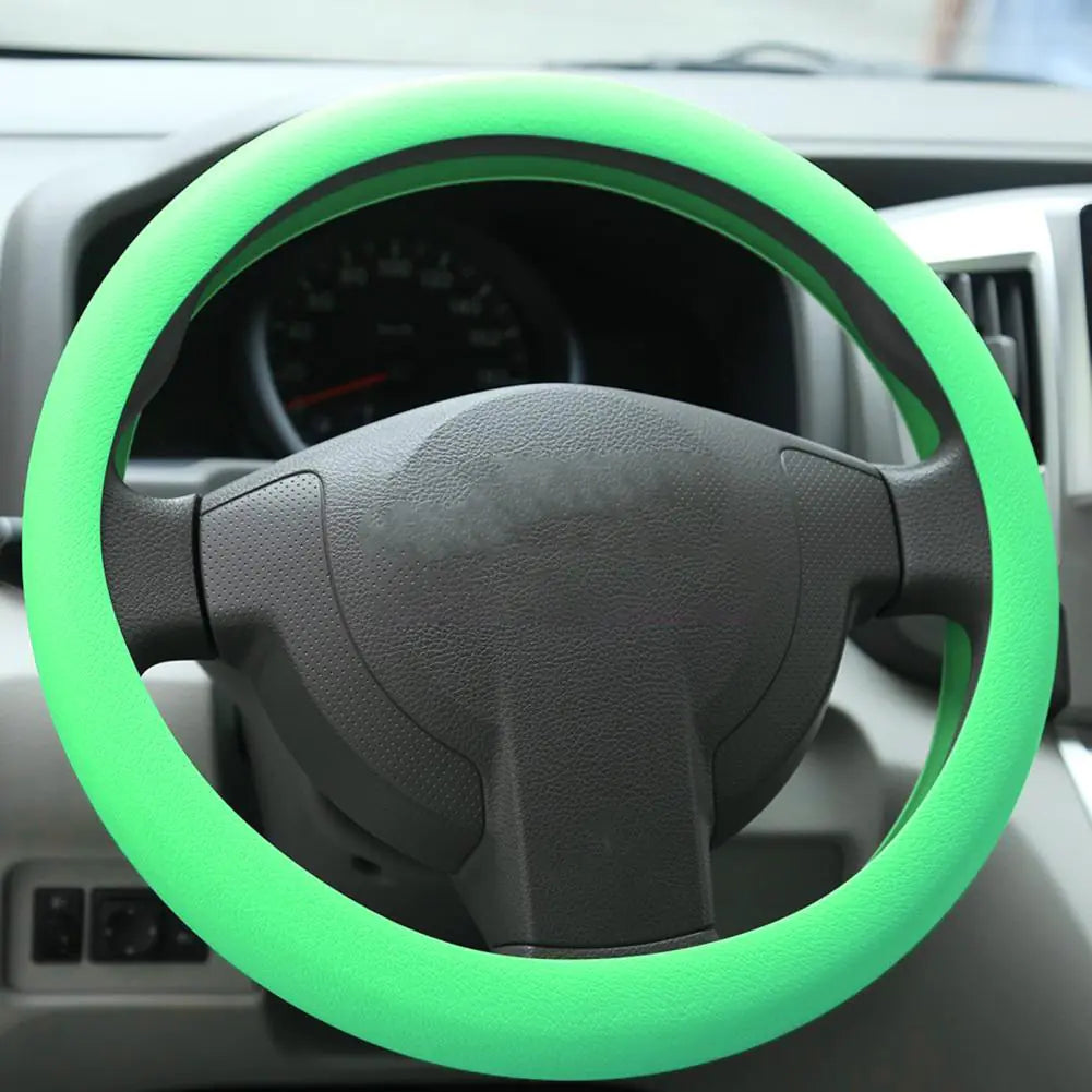 Universal Silicone Car Steering Wheel Cover, Multi-Color