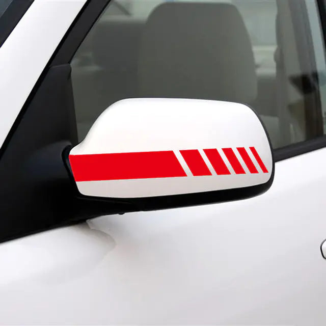 Mirror Stickers, Striped Decals