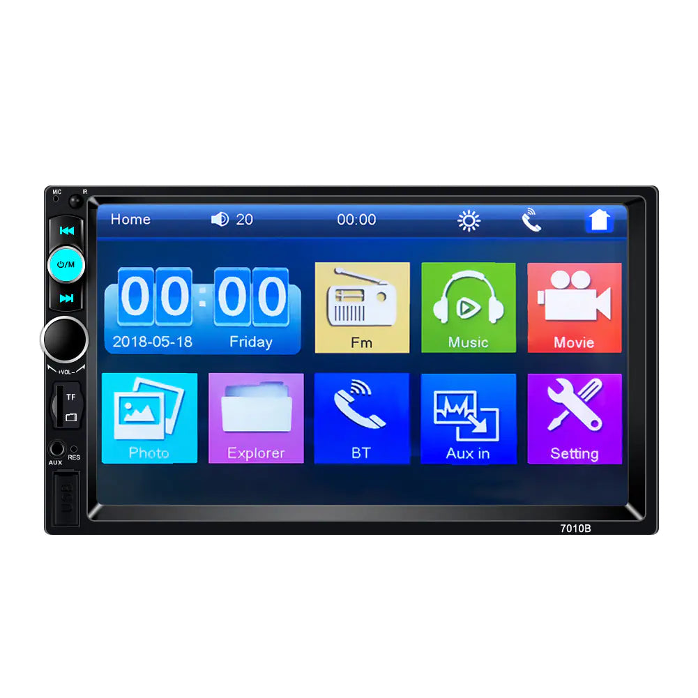 7-Inch HD Bluetooth Car MP5 Player with FM & Hands-Free