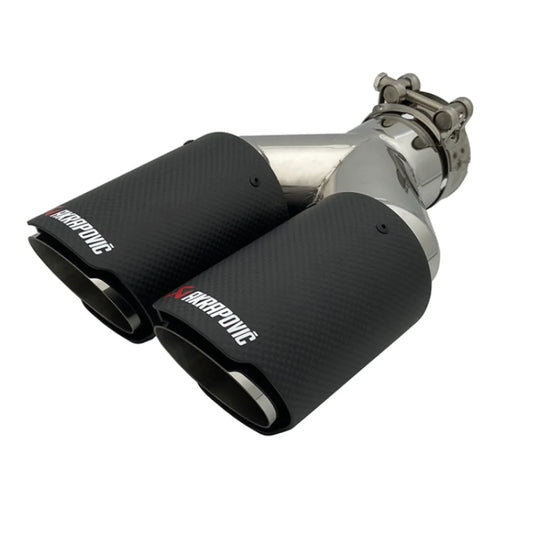 Double Tail Carbon Fiber Exhaust Pipe