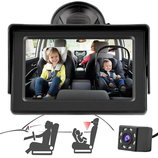 Plug and Play Car Camera for Baby Car Seat