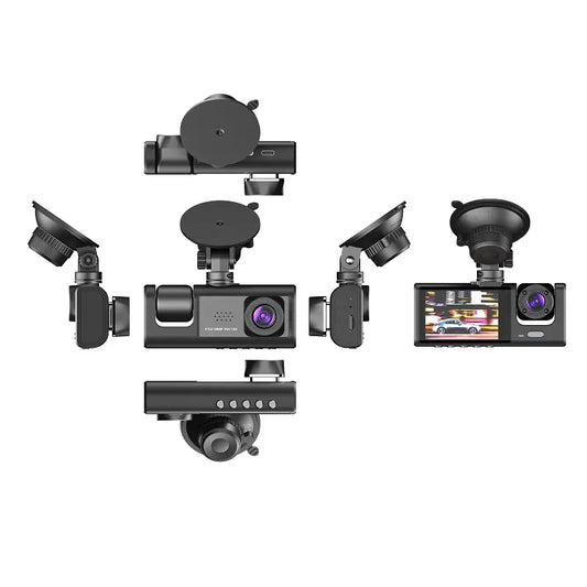 High-Definition Three-Lens Car Driving Recorder