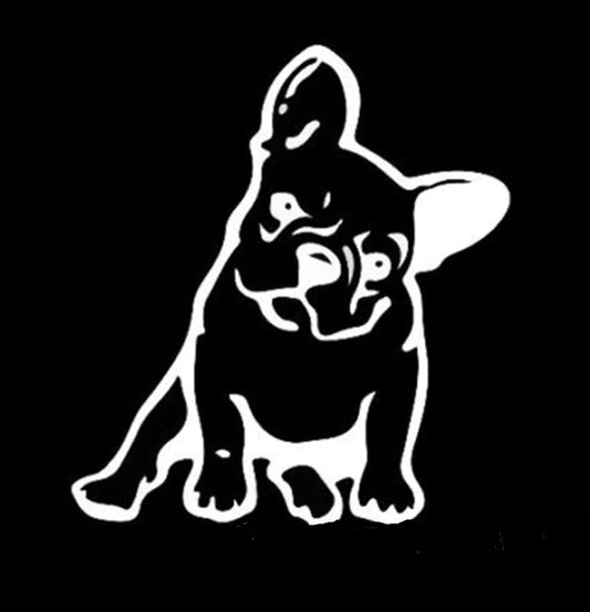 Reflective Car Stickers - Bulldog
