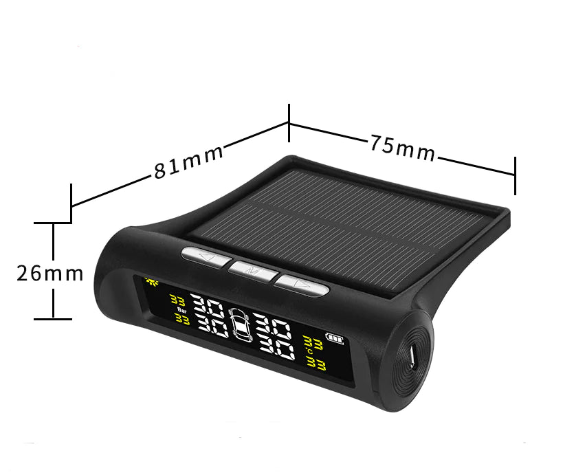 Tire Pressure Monitoring System with External Sensors