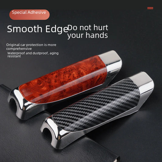 Handbrake Cover with Carbon Fiber Finish