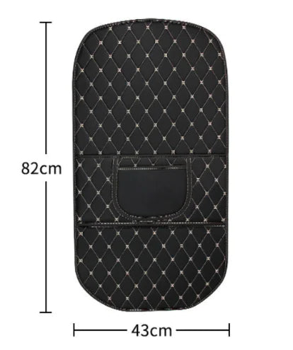 Car Seat Back Kick Mat for Kids - Creative Cartoon Design
