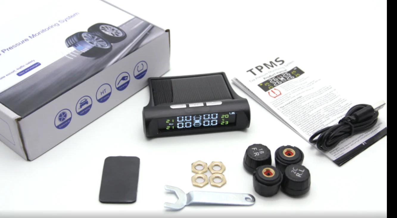 Tire Pressure Monitoring System with External Sensors