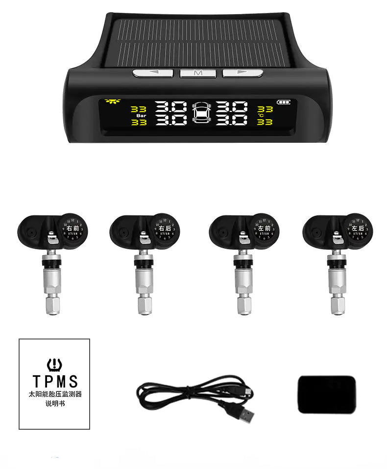Tire Pressure Monitoring System with External Sensors