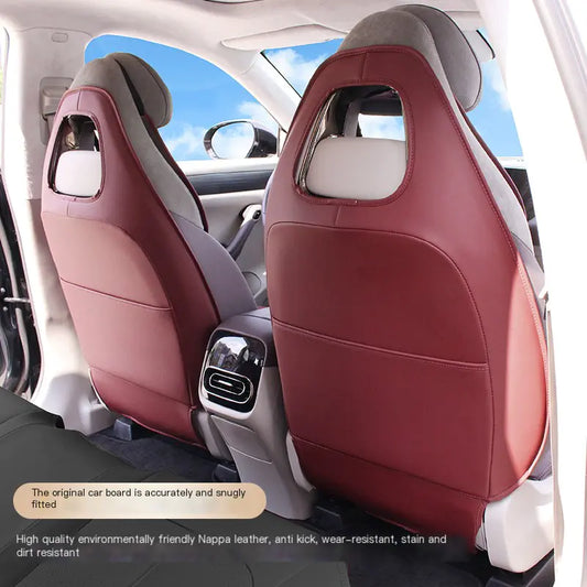 Leather Kick Mats for Leap C11 Car Interior Protection