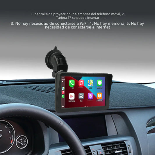 7-Inch Portable Wireless Carplay MP5 Player and Navigator