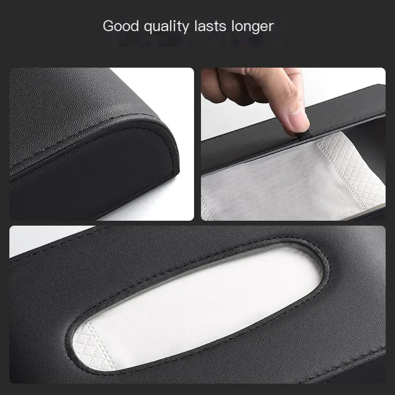 Leather Tissue Holder