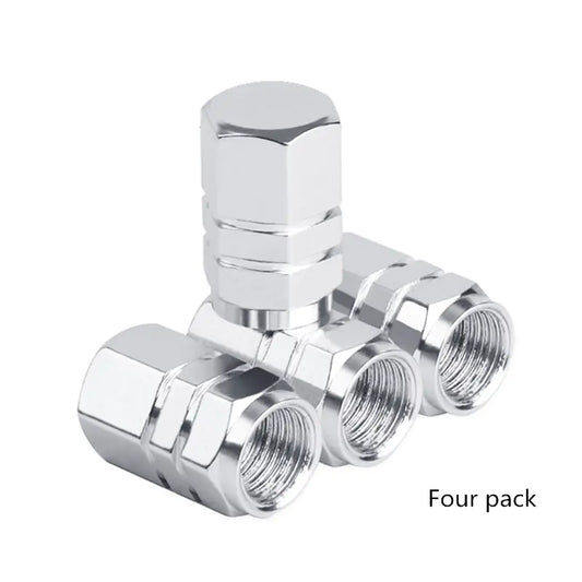 Aluminum Alloy Valve Caps - Set of 4
