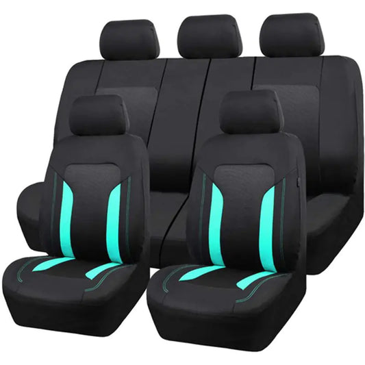Car Seat Cushion Set in Purple, Pink, and Mint Colors