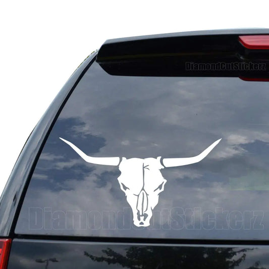 Longhorn Cow Bull Skull Sticker