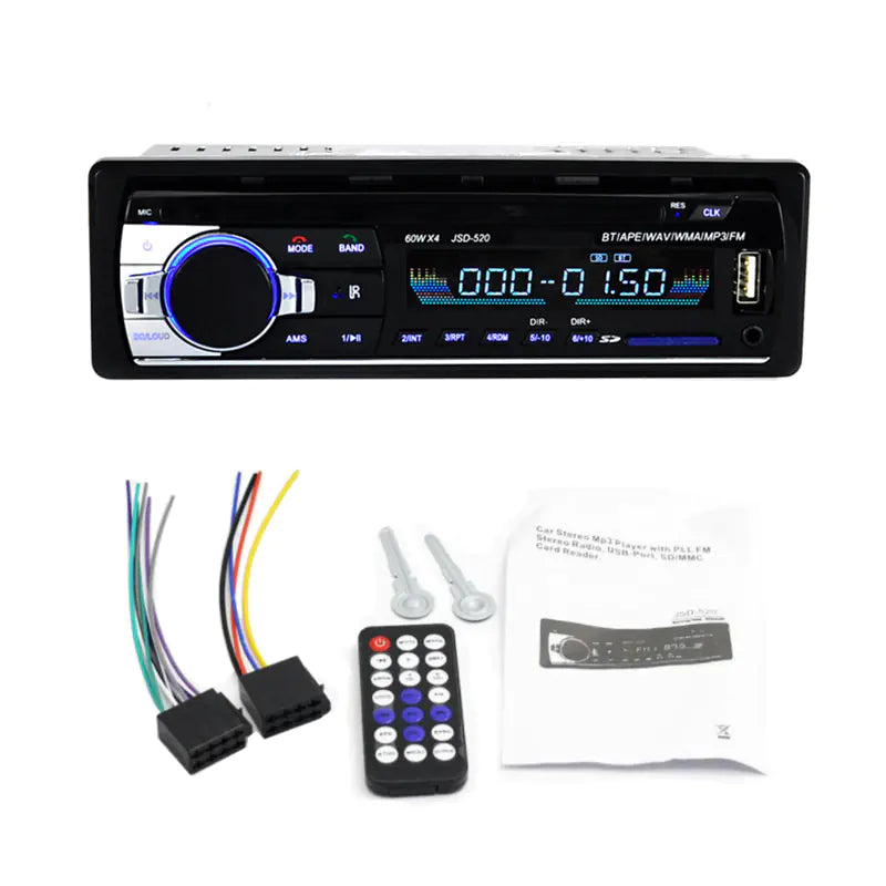 JSD520 Bluetooth Car MP3 Player with USB and Radio