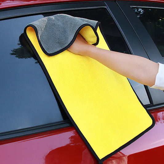 Double-Sided Coral Fleece Wash Towel (Thick)