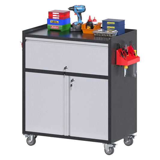 Aobabo Sleek Metal Garage Cabinet