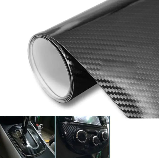 5D High Gloss Carbon Fiber Vinyl Wrap