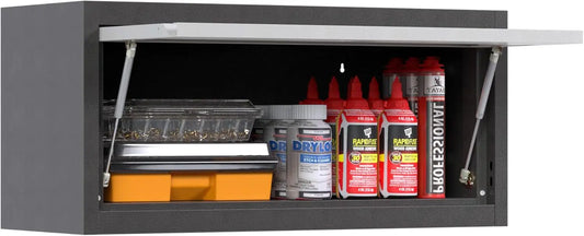 Steel Wall-Mounted Cabinet with Flip Door