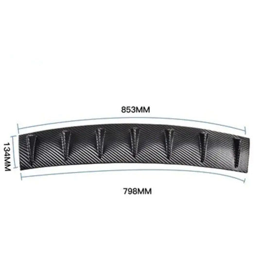 Rear Bumper Shark Fin Spoiler