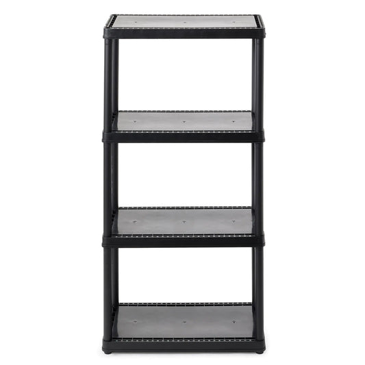 Gracious Living 4 Shelf Fixed Height Solid Light Duty Storage Unit