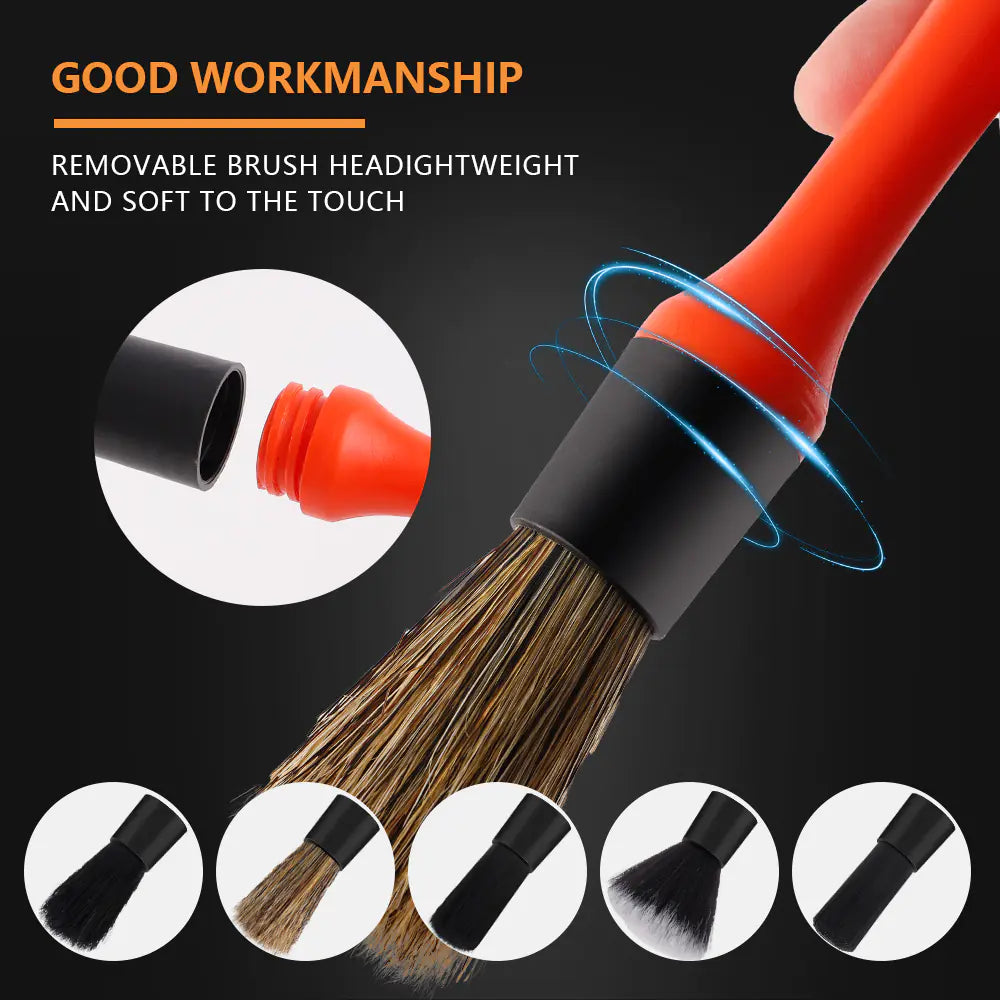 Multi-Functional Replaceable Brush Head for Detail Cleaning