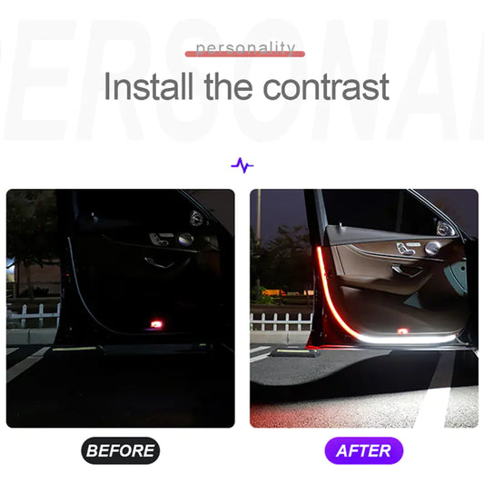 Universal LED Door Flow Light with Warning Function