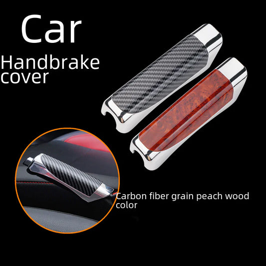 Handbrake Cover with Carbon Fiber Finish