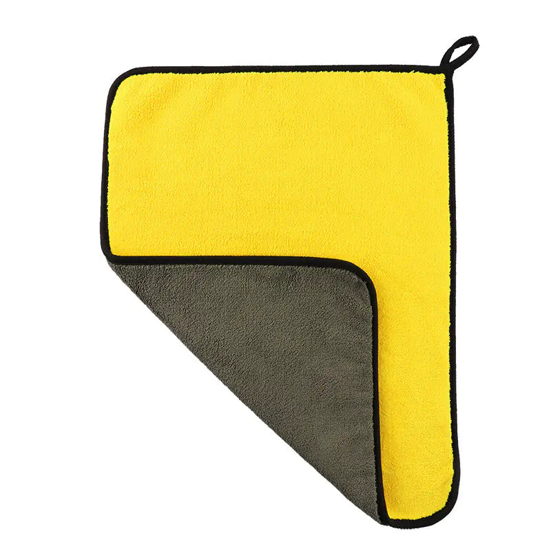Double-Sided Coral Fleece Wash Towel (Thick)
