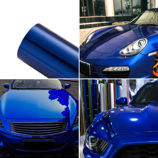 SleekBlue Car Vinyl Wrap