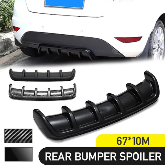 Modified Rear Bumper with Shark Fin Spoiler